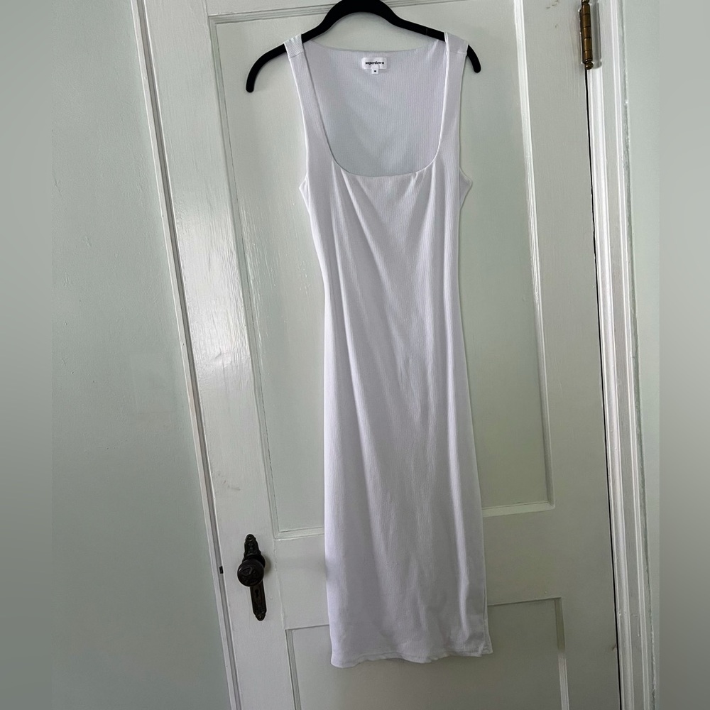 White Revolve Superdown Dress